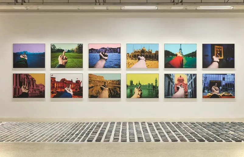 Estudio de la serie de fotografías en perspectiva de Ai Weiwei